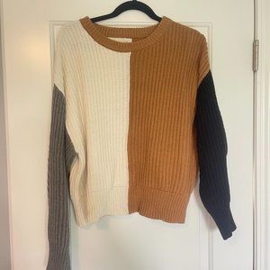 Target Color Block Crew neck Sweater